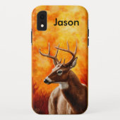 Whitetail Deer Trophy Buck Case-Mate iPhone Case (Achterkant)