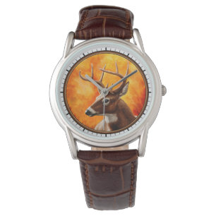 Whitetail Deer Trophy Buck Horloge