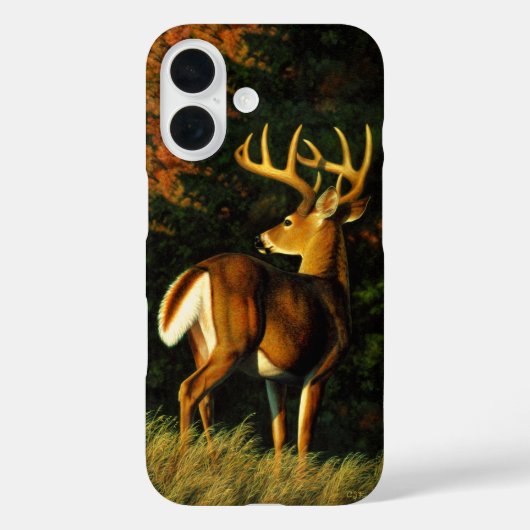 Whitetail Deer Trophy Buck Hunting Case-Mate iPhone Case (Achterkant)