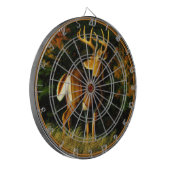 Whitetail Deer Trophy Buck Hunting Dartbord (Voorkant Links)
