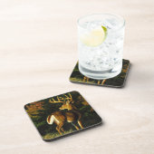 Whitetail Deer Trophy Buck Hunting Drankjes Onderzetter (Rechterzijde)