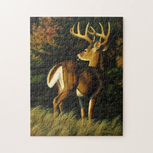 Whitetail Deer Trophy Buck Hunting Legpuzzel (Verticaal)
