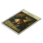 Whitetail Deer Trophy Buck Hunting Notitieboek (Linkerzijde)