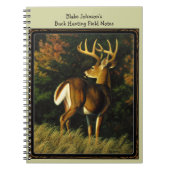 Whitetail Deer Trophy Buck Hunting Notitieboek (Voorkant)