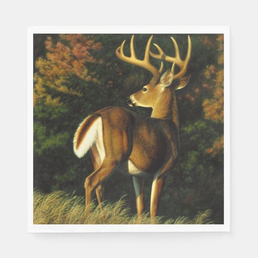 Whitetail Deer Trophy Buck Hunting Servet (Voorkant)