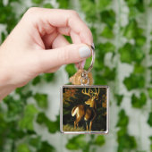 Whitetail Deer Trophy Buck Hunting Sleutelhanger (Hand)