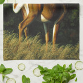 Whitetail Deer Trophy Buck Hunting Theedoek (Gevouwen)