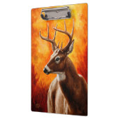 Whitetail Deer Trophy Buck Klembord (Links)