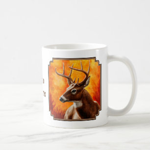Whitetail Deer Trophy Buck Koffiemok
