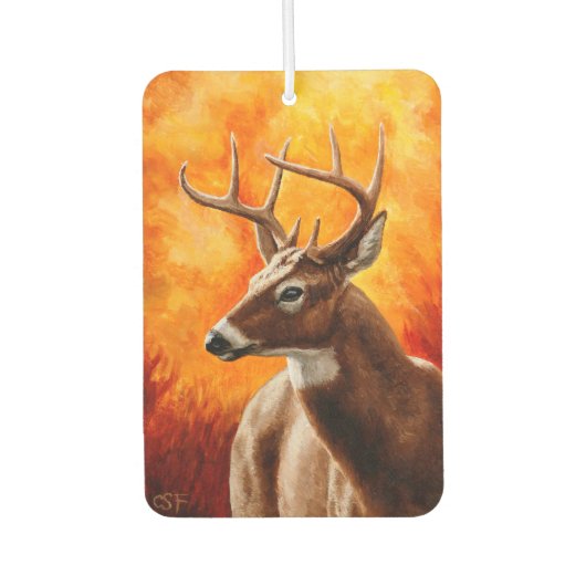 Whitetail Deer Trophy Buck Luchtverfrisser (Voorkant)