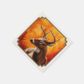 Whitetail Deer Trophy Buck Servet (Hoek)