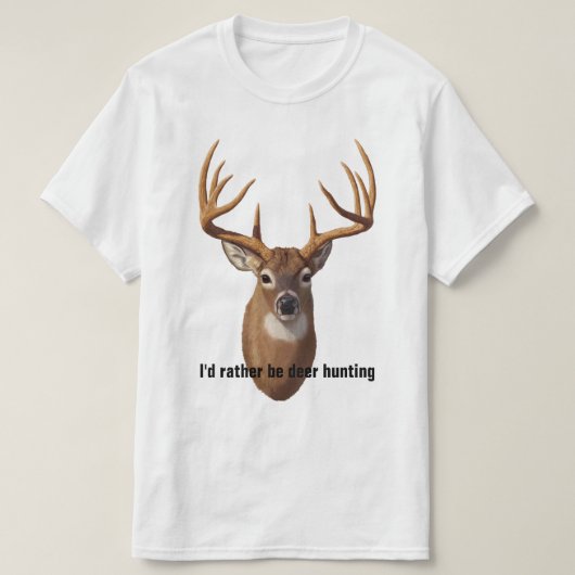 Whitetail Deer Trophy Buck T-shirt (Design voorkant)