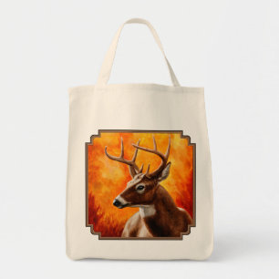 Whitetail Deer Trophy Buck Tote Bag