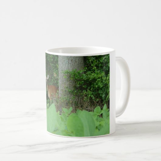 Whitetail Deer Two Toned Coffee Mok (Voorkant rechts)
