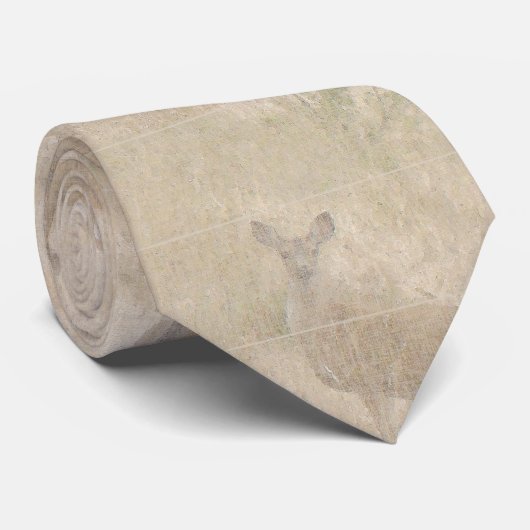 Whitetail Deer Wilddieren Fawns Stropdas (Opgerold)