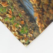 Whitetail Doe en Gemeld die van een Stroom Drink Fleece Deken (Hoek)