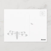 Whitetail Dragonfly Briefkaart (Achterkant)
