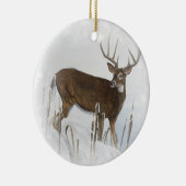 Whitetail-herder Keramisch Ornament (Rechts)