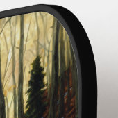 Whitetail Herten Doe in Herfst Bos Pickleball Paddle (Links Detail)