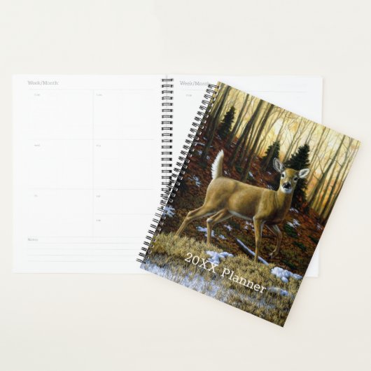 Whitetail Herten Doe in Herfst Bos Planner (Display)