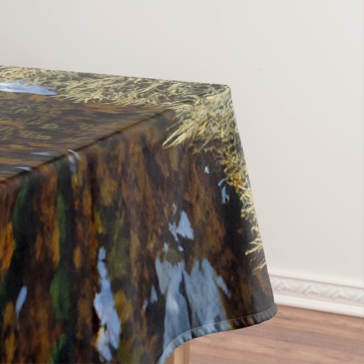 Whitetail Herten Doe in Herfst Bos Tafelkleed (Voorbeeld)