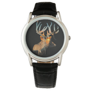 Whitetail Herten horloge, herten jagen Horloge