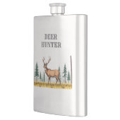 Whitetail herten in Field Hunter Flask Flacon (Links)