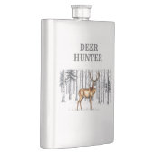 Whitetail herten in Forest Hunter Flask Flacon (Rechts)