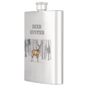 Whitetail herten in Forest Hunter Flask Flacon (Links)