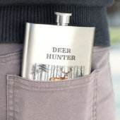 Whitetail herten in Forest Hunter Flask Flacon (Voorbeeld)