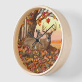 Whitetail Herten in Herfst New England Herfst Kleu (Hoek)