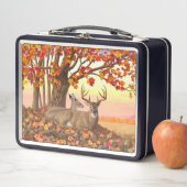 Whitetail Herten in Herfst New England Herfst Kleu (In situ)