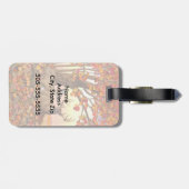 Whitetail Herten in Herfst New England Herfst Kleu Bagagelabel (Achterkant horizontaal)