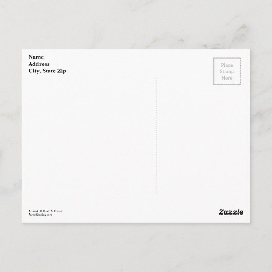 Whitetail Herten in Herfst New England Herfst Kleu Briefkaart (Achterkant)