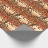 Whitetail Herten in Herfst New England Herfst Kleu Cadeaupapier (Hoek)