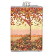 Whitetail Herten in Herfst New England Herfst Kleu Heupfles (Achterkant)