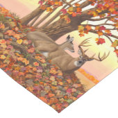 Whitetail Herten in Herfst New England Herfst Kleu Korte Tafelloper (Hoek)