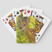 Whitetail-herten in Whitefish, Montana, Verenigde  Pokerkaarten (Achterkant)