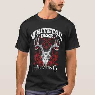 Whitetail Herten Jagen Sugar Skull Buck Hunter Gif T-shirt