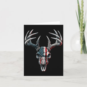 Whitetail hertenjacht - Amerikaanse vlag op Buck S Kaart
