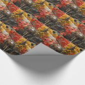 Whitetail in het najaar cadeaupapier (Hoek)