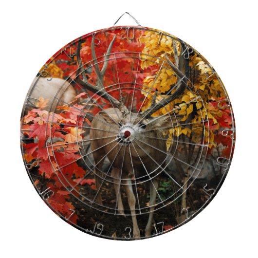 Whitetail in het najaar dartbord (Voorkant)