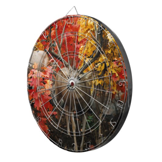 Whitetail in het najaar dartbord (Voorkant Rechts)