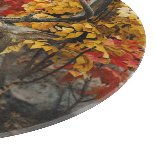 Whitetail in het najaar snijplank (Hoek)