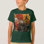 Whitetail in het najaar t-shirt (Voorkant)