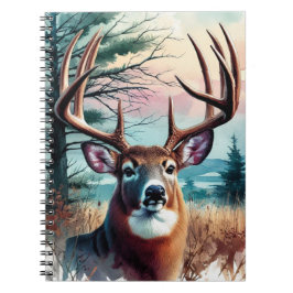 "Whitetail Majesty" Aquarel Journaal Notitieboek
