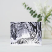 WhiteTiger Briefkaart (Staand voorkant)