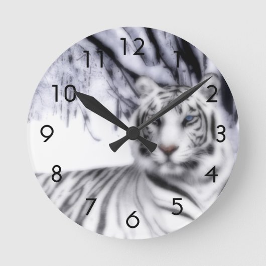 WhiteTiger Ronde Klok (Voorkant)