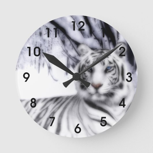 WhiteTiger Ronde Klok (Voorkant)