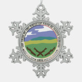 Whitetop Tribe Snowflake Ornament (Voorkant)